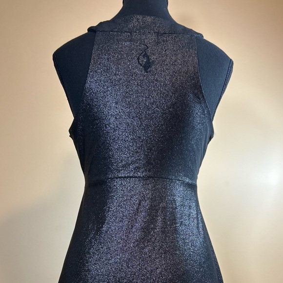 Baby Phat embroidered metallic silver dress Size Medium. Excellent condition. - Picture 8 of 11